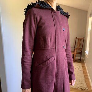 Vintage style Indigenous women's jacket - small